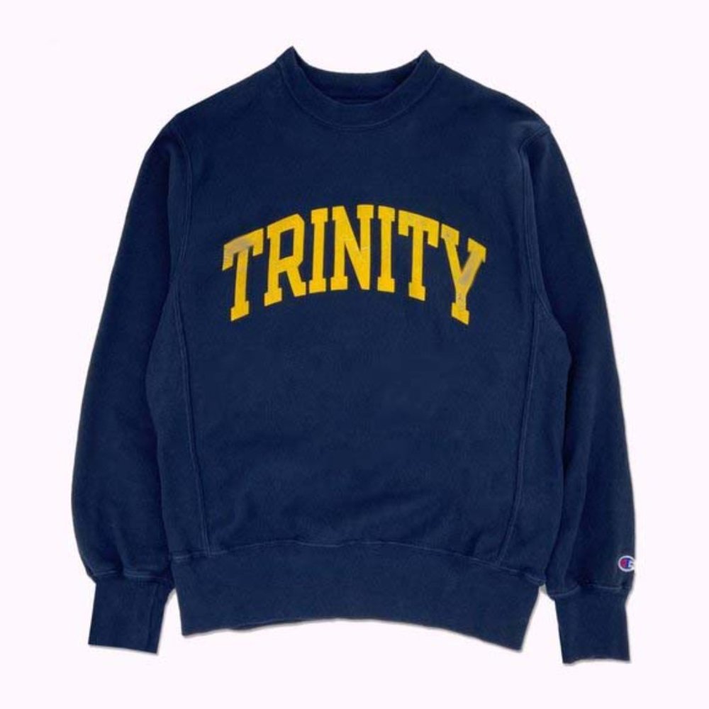 Vintage Trinity Champion Sweatshirt, Navy + Gold